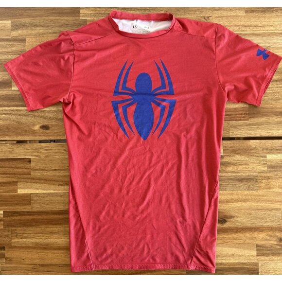 Under Armour Shirt Mens L Compression Spiderman Athletic Marvel Alter Ego Gym - Picture 1 of 16
